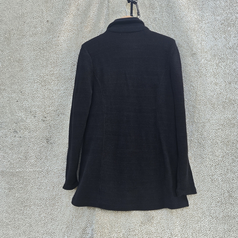Chico's Elegant Black Embroidered Blazer - Picture 10 of 12